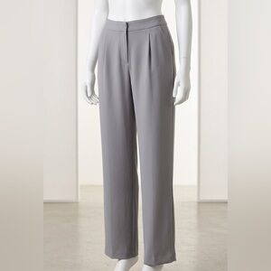Seven Sisters Stone Grey Wide Leg Trousers-High Waisted Pants Women’s XS
